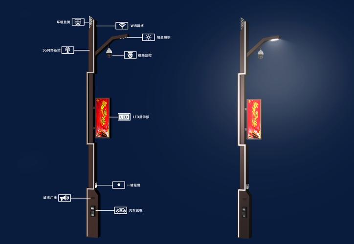 照亮城市夜晚的創意之光 路燈戶外宣傳海報樣機的魅力與應用